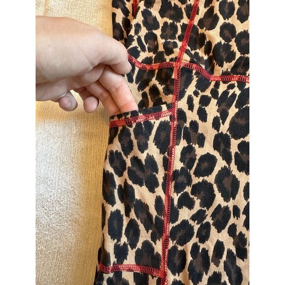 NEW Chico's Zenergy So Slimming Leopard Animal Print Legging Pant Size 2 (12/14) - Picture 10 of 11